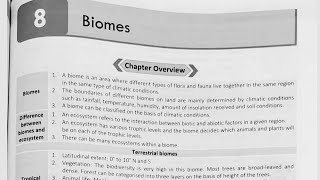 8Biomes  11th Geography Notes [upl. by Enaoj]