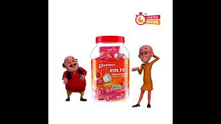 GLUCOVITA BOLTS  MOTU PATLU  FREE GIFT  AVAILABE NOW [upl. by Salvatore]