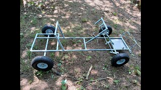 New go kart build from scratch Part 3 go kart DIY go kart build project go kart frame go kart making [upl. by Norval]