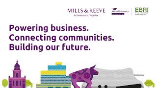 Mills amp Reeve partners with Aston University to produce sustainable biochar furniture for new office [upl. by Trista]