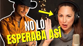 CHRISTIAN NODAL  ADIÓS AMOR  VOCAL COACH Reaction amp ANALYSIS [upl. by Enrique]