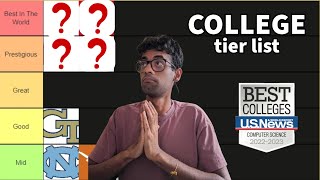 TOP 30 COMPUTER SCIENCE COLLEGES US News Rankings Tier List [upl. by Cora]