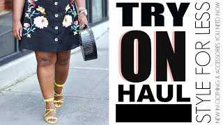 COLLECTIVE TRYON CLOTHING  ACCESSORIES HAUL 🛍️ CURVY PLUS SIZE FASHION [upl. by Seek]