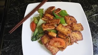 How to make Stir fry Tofu  Quick and easy tofu Recipe [upl. by Ahdar]