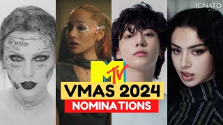 MTV VMAS 2024 NOMINATIONSNOMINACIONES [upl. by Adnahsal999]