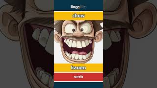 🇬🇧🇩🇪 chew  kauen  vocabulary builder  learn English  Lernen wir Englisch [upl. by Asus922]