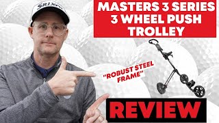 Masters 3 Series 3 Wheel Golf Trolley  Review [upl. by Leffert]