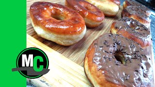 RECETA DE DONAS AMERICANAS  Como hacer donas  Fácil  Maxi Cocina [upl. by Samara103]