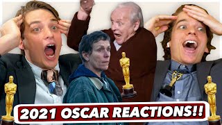 2021 Oscar WINNER Reactions [upl. by Mackler682]