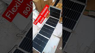 Flexible foldable solar solar panelviralviralshorts home light republic solar 9810580436 [upl. by Ahserb]