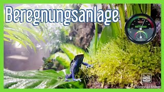 Sehr Gute Beregnungsanlage für das Terrarium Pfeilgiftfrosch Dendrobaten [upl. by Lennor961]