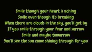 Nat King Cole  Smile Lyrics HD [upl. by Yoho]