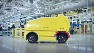 Baidu Apollo 30 x Neolix last mile delivery robot [upl. by Sayers]