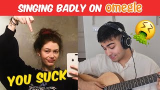 Singing Very Badly on Omegle But Suprising Them Later [upl. by Tollmann]