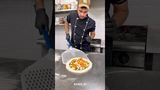 Pesto amp Jumbo Shrimp neapolitan pizza with recipe🍕🦐🍃🔥pizza cooking recipe shorts [upl. by Harts]