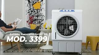 Enfriador Evaporativo Portátil 60L Modelo 3399 Mytek【Full Video】 [upl. by Linet]