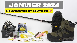 JANVIER 2024  nouveautés et coups de 💖 pour la pêche aux leurres [upl. by Miarhpe]