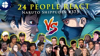 Kakashi Vs Obito MEGA REACTION MASHUP 🇯🇵 Naruto Shippuden 375 🔥👊 [upl. by Yorel]