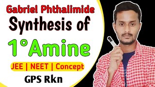 Gabriel Phthalimide Synthesis of 1° Amine  JEE  NEET  12 th  Reaction Mechanism  Chemistry [upl. by Irene]