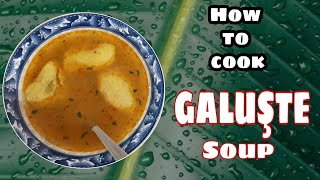 HOW TO COOK GALUSTE SOUP  SUPA DE GALUSTE PUFOASE  FILIPINAROMANIAN COUPLE [upl. by Billmyre108]