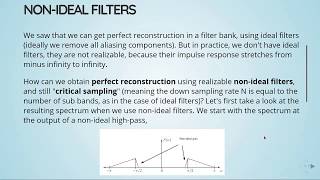 Multirate Signal Processing 09 NonIdeal Filters  02 NonIdeal Filters [upl. by Gale]