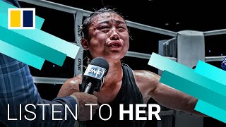 Hong Kong Muay Thai fighter gives up university to create her story [upl. by Volny618]