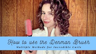 How To Use the DENMAN BRUSH Multiple Methods for Maximum Definition and Incredible Curls [upl. by Dulcine680]