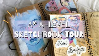 MY A FINE ART A LEVEL SKETCHBOOKS [upl. by Nefen269]