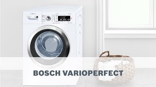 Bosch Varioperfect Washing Machine Functions [upl. by Janaye]