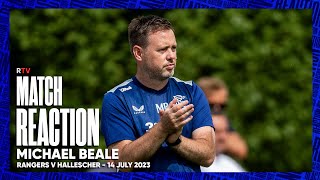 REACTION  Michael Beale  14 July 2023 [upl. by Aramahs]