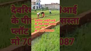 देवरिया में प्लॉट बिकाऊ  plot for sale in Deoria 🥹🥹😝😝dhararealestate shorts viral [upl. by Ttnerb]