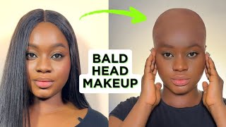 How To Apply  Paint A Bald Cap SFX Makeup Tutorial For beginners professionals [upl. by Artimas]