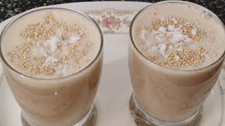 Healthy Millet Malt Recipe How to make millet malt Raagi malt recipe in English Millet recipes [upl. by Oicapot]