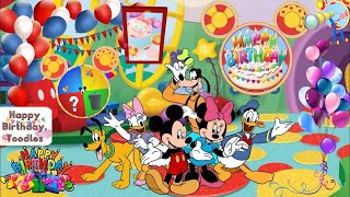 Happy Birthday Toodles  Mickey mouse clubhouse  Oh toodles Compilation [upl. by Nolyarg]