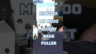 Kingtex MT 4500 – How to adjust stitch lengthrear puller of Multineedle Chainstitch Machine [upl. by Enelaj]