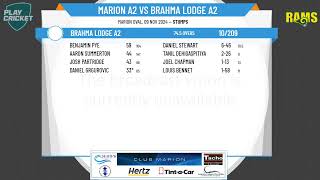 Marion A2 v Brahma Lodge A2 [upl. by Nyleimaj]