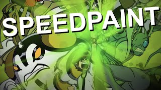 Ben 10 The Extra Aliens  Speed Paint  Conor4ea [upl. by Elvyn]