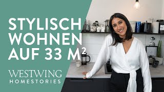 Kleine Wohnung einrichten  Ideen für platzsparendes Wohnen  Roomtour [upl. by Yusuk]