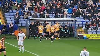 Andy Cook scored for Tranmere Rovers 02 Bradford City 121024 EFL League2 [upl. by Ycniuq]