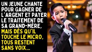 UN JEUNE CHANTE POUR PAYER LE TRAITEMENT DE SA GRANDMÈRE et dès quil touche le micro il laisse [upl. by Ydniw]