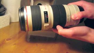 Canon EF 70200mm f4L USM Unboxing  Bonus Focus Speed Tests [upl. by Washko]