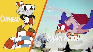 Cuphead  Walkthrough Aviary Action [upl. by Scarito302]