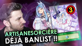 Artisanesorcière déjà touché PAR UNE BANLIST sur YuGiOh DUEL LINKS FR [upl. by Scharff]