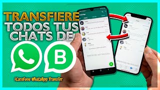 Cómo Pasar Chats de WhatsApp de Android a iPhone  ¡CON 1 CLICK  iCareFone WhatsApp Transfer [upl. by Poore]