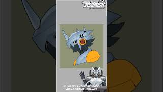 Drawing MegaMan X WarGreymon Battle Network in Paint Tool Sai 2 [upl. by Anayd]