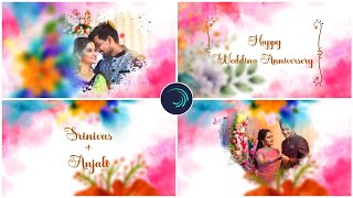 Wedding anniversary video editing  telugu wedding anniversary video editing alight motion [upl. by Alym518]