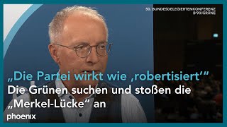 GrünenParteitag Politikwissenschaftler Prof Korte zieht eine Zwischenbilanz [upl. by Asirralc97]