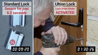 Ultion Lock wont let the burglar in within 9 seconds [upl. by Tiphanie]