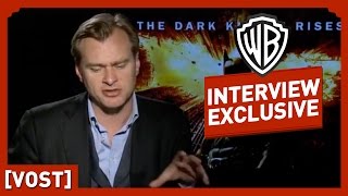 Batman  The Dark Knight Rises  Interview Christopher Nolan  Christian Bale  Christopher Nolan [upl. by Evslin]