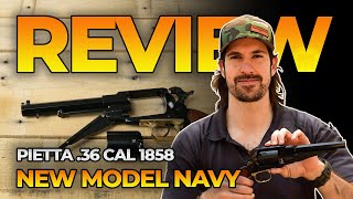 Muzzleloader Review  36 Cal Pietta™ 1858 New Model Navy muzzleloader pietta reviews [upl. by Yemirej]